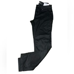 NWT $80 INC coated black skinny jeans